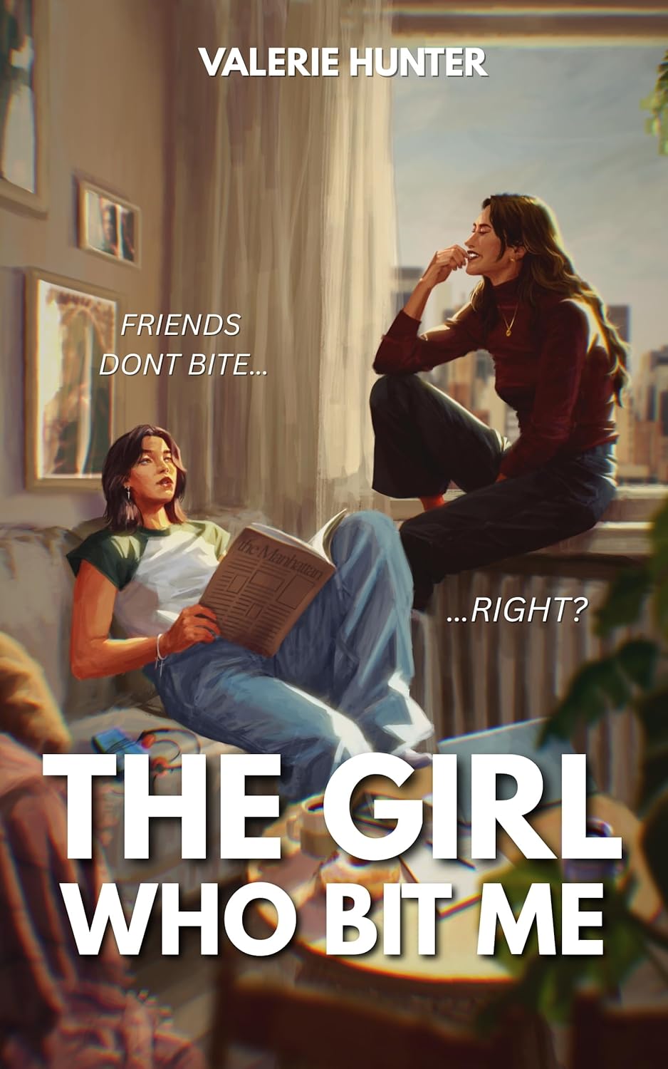 The Girl Who Bit Me: A Spicy Sapphic Vampire Romance